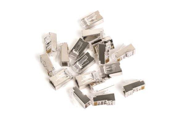 Digitus X-ML-5F-EZ, RJ45, Grå, Handkontakt, Cat5e, 24/26, 100 st