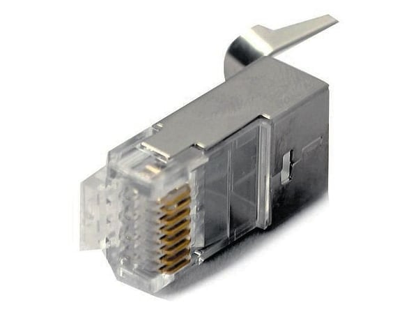 Digitus RJ45 8P8C kat. 6A suojattu yleisliitin AWG 22-24 kaapeleille X-ML-6F-OD-IMP /100kpl/