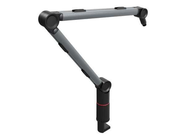 GENESIS NGM-2157, Boom-mikrofonstativ, Skrivebordsmontering, Grå, Aluminium, Metall, 3/8 5/8"
