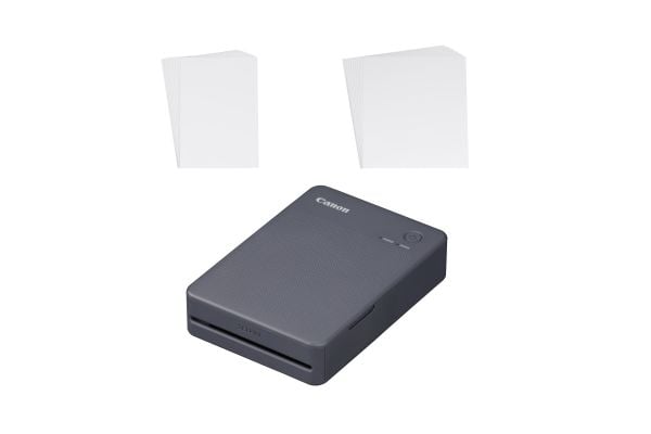 Canon SELPHY QX20 - Skirver - farge - fargesublimering - 72 x 85 mm inntil 0.66 min/side (farge) - kapasitet: 10 ark - Wi-Fi(g) - mørk grå