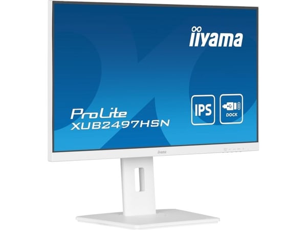 iiyama ProLite XUB2497HSN-W2, 60,5 cm (23,8"), 1920 x 1080 pikseliä, Full HD, LED, 1 ms, valkoinen