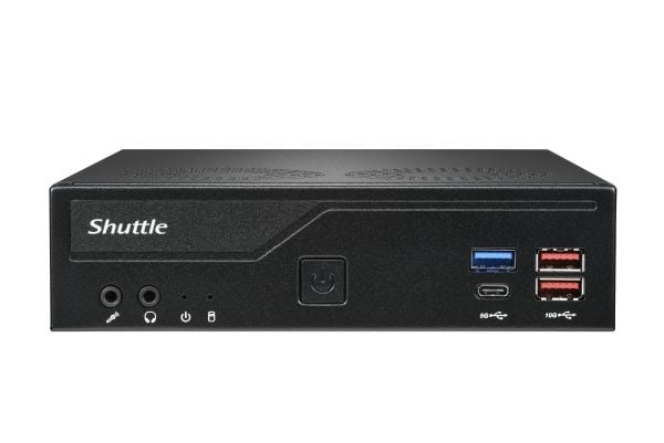Shuttle XPC slim DH770 - Barebone - Slim-PC LGA1700-sokkel - Intel H770 - ingen CPU - RAM 0 GB - Gigabit Ethernet