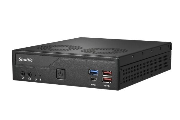 Shuttle XPC slim DH770 - Barebone - Slim-PC LGA1700-sokkel - Intel H770 - ingen CPU - RAM 0 GB - Gigabit Ethernet