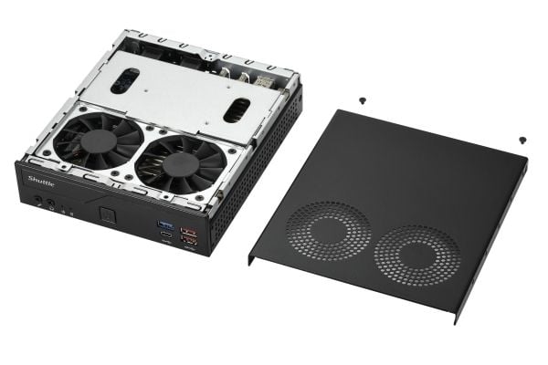 Shuttle XPC slim DH770 - Barebone - Slim-PC LGA1700-sokkel - Intel H770 - ingen CPU - RAM 0 GB - Gigabit Ethernet