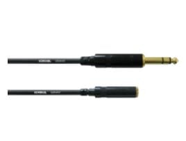 Cordial CFM 3 VY, 3.5mm, Hankjønn, 6.35mm, Hunkjønn, 3 m, Sort