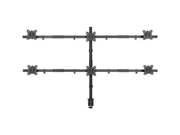 InLine 23108I, Klemme/malje, 43,2 cm (17"), 81,3 cm (32"), 100 x 100 mm, Høydejustering, Svart