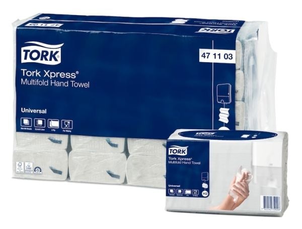 Tork 130299, resirkulerte fibre, natur, 560 mm, 560 mm, 212 mm, 9 kg