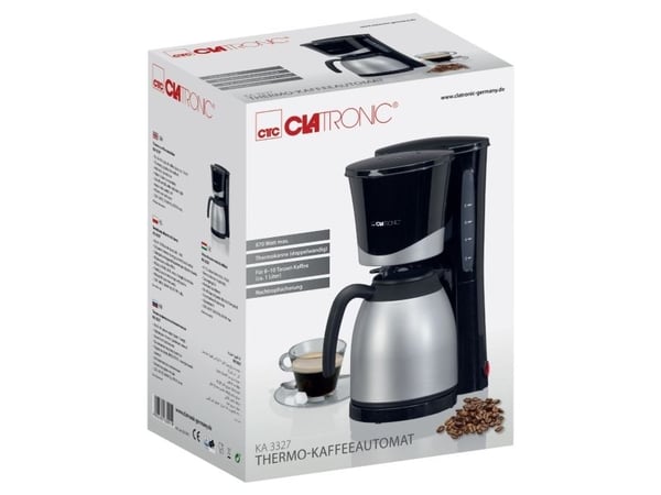 Clatronic KA 3327 - Kaffemaskin - 10 kopper
