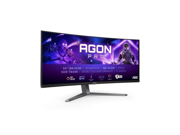 AOC AG346UCD 34 tommer 3440x1440 0,03ms 2xHDMI DP USB Svart
