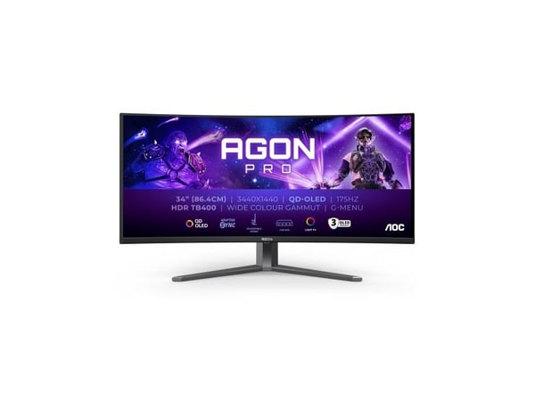 AOC AG346UCD 34 tommer 3440x1440 0,03ms 2xHDMI DP USB Svart