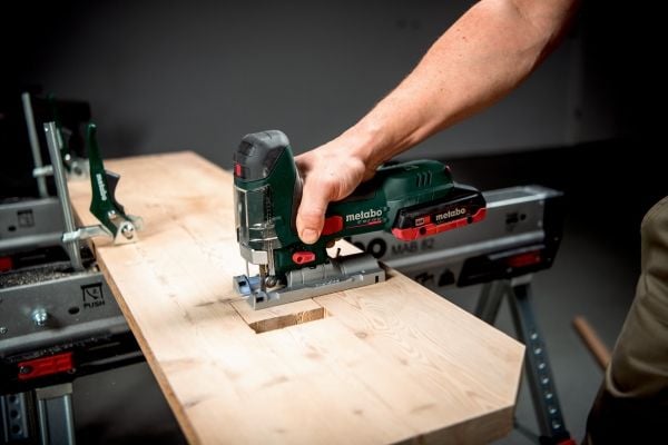 Metabo ST 18 LT 130 BL, Sylindergrep, Sort, Grønn, Rød, -45 - 45°, Stål, Tre, Børsteløs, 3500 spm