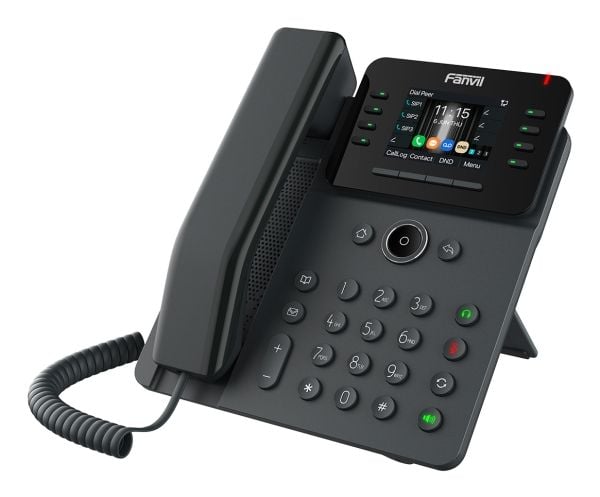Fanvil V62G, IP-telefon, Sort, Kablet håndsett, SIP-info, 12 linjer, 1000 oppføringer
