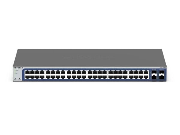 NETGEAR GS748Tv6, Hallittu, L2/L3/L4, Gigabit Ethernet (10/100/1000), Täysin kaksipuolinen, Telineasennus