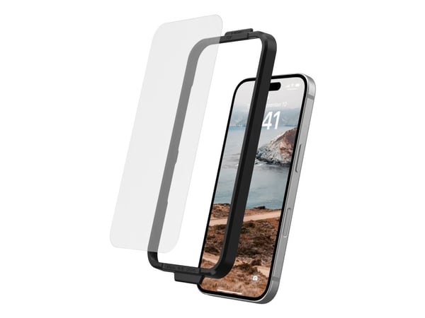 UAG Shield - Skjermbeskyttelse for mobiltelefon - glass - blank - for Apple iPhone 16