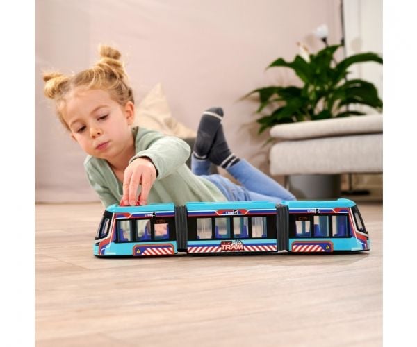 Dickie Toys 203747016, Trikkvogn, 3 år, Plast, Blå
