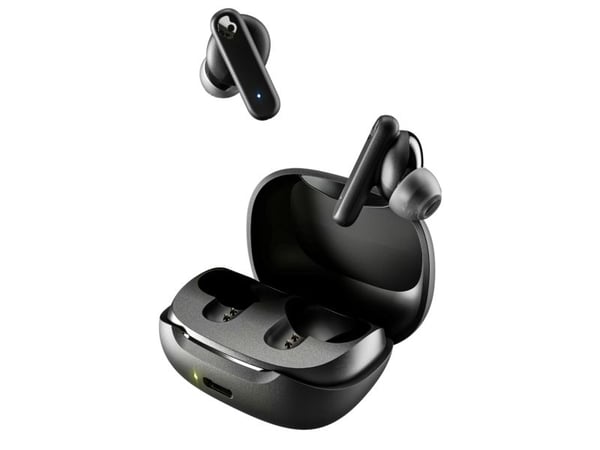 Skullcandy Smokin Buds - True wireless-hodetelefoner med mikrofon - i øret - Bluetooth - ekte svart