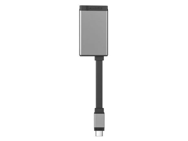 ALOGIC MagForce Duo Play - Videoadapteri - 24-nastainen USB-C han til HD-15 (VGA), HDMI hun - 7,5 cm - avaruusharmaa - 4K60Hz (4096 x 2160) tuki, 1...