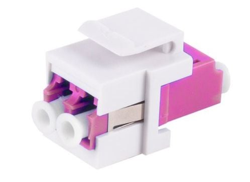 shiverpeaks BS08-10203, LC/LC, Naaras/naaras, Bulkhead, OS1/OS2, Violetti, Yksittäistila