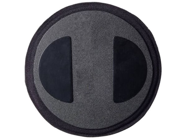 Renkforce RF-6031910, Kunstig lær, Lycra, PU-skum, Plast, Sort, 93 mm, 93 mm, 25 mm, 1 stykker