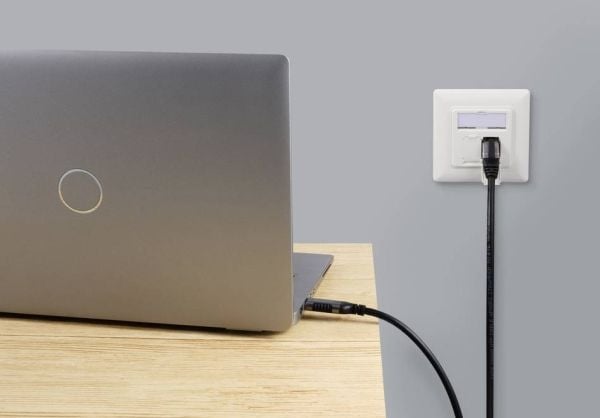 Renkforce RF-6055786, USB-A, RJ45, 5 m, musta, harmaa