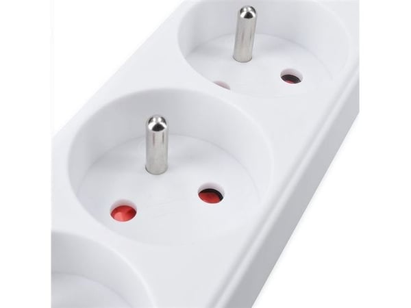 Solight PP63, 5 m, inomhus, Typ E, Typ E, Vinklad, IP20