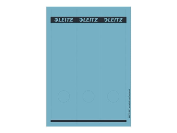 Leitz - Hevearmetikett - blå (en pakke 75) - for P/N: 10720000, 10730000, 10805015, 10805045, 10805055, 10805075, 10805085, 10920000