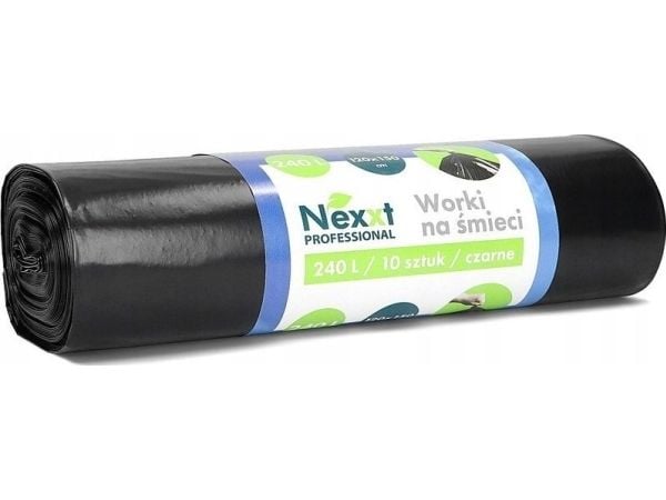 NEXXT søppelsekker Nexxt 240 l LDPE svarte (10)
