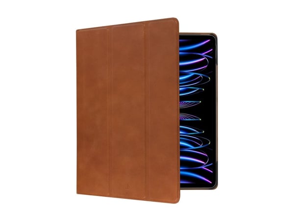 dbramante1928 Iceland Pro - Flipomslag til tablet - Brown - 12.9" - for Apple 12.9-inch iPad Pro Wi-Fi, Wi-Fi + Cellular