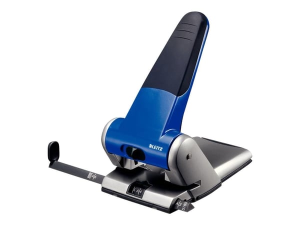 Leitz - Hullemaskin - kraftig - 65 ark / 6,5 mm - blå