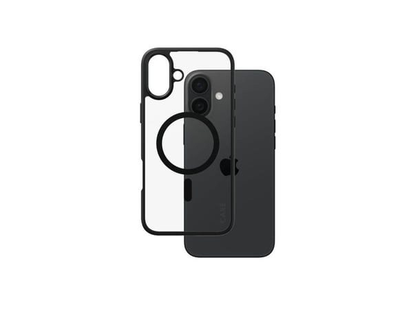 PanzerGlass CARE™ by ® Urban Combat Case Transparent w. Black Frame & MagSafe iPhone 16 Plus, Suojus, Apple, Apple - iPhone 16 Plus, musta