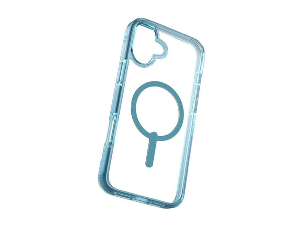 Zagg Santa Cruz Snap - Baksidedeksel for mobiltelefon - MagSafe-samsvar - retroblå - for Apple iPhone 16 Plus
