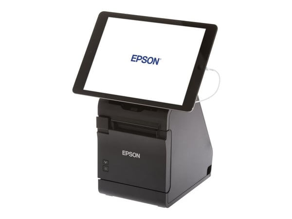 Epson TM m30II-S (012) - Kvitteringsskriver - termolinje - Rull (7,95 cm) - 203 x 203 dpi - inntil 250 mm/sek - USB 2.0, LAN, USB 2.0 vert, Lightni...