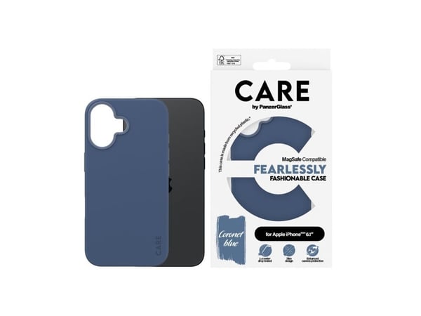 CARE by PanzerGlass - Baksidedeksel for mobiltelefon - MagSafe-samsvar - oleofobisk belegg, termoplast-polyuretan (TPU), polykarbonat (PC) - corone...