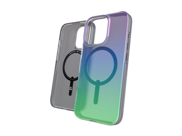 ZAGG Milan Snap - Bagsidecover til mobiltelefon - MagSafe-kompatibilitet - grafen - ravn fjeder - for Apple iPhone 16 Pro