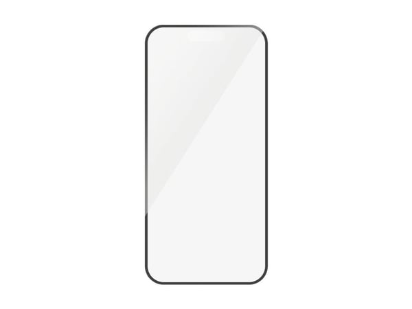 PanzerGlass Gaming - Skjermbeskyttelse for mobiltelefon - ultrabred passform - glass - rammefarge svart - for Apple iPhone 15, 16