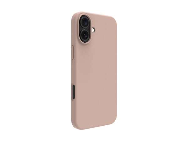 dbramante1928 Monaco - Baksidedeksel for mobiltelefon - MagSafe-samsvar - silikon, plastikk - rosa sand - for Apple iPhone 16 Plus