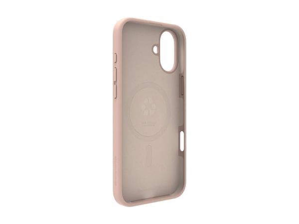 dbramante1928 Monaco - Baksidedeksel for mobiltelefon - MagSafe-samsvar - silikon, plastikk - rosa sand - for Apple iPhone 16 Plus