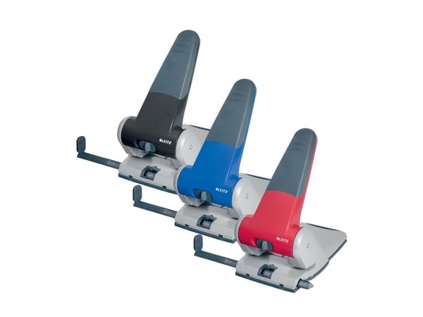 Leitz - Hullemaskin - kraftig - 65 ark / 6,5 mm - blå