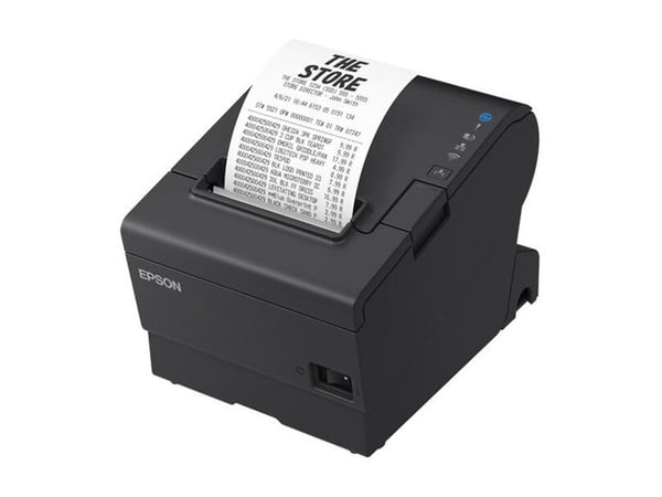 Epson TM T88VII (152) - Kvitteringsskriver - termolinje - Rull (7,95 cm) - 180 x 180 dpi - inntil 500 mm/sek - USB 2.0, USB 2.0 vert, LAN - kutter ...