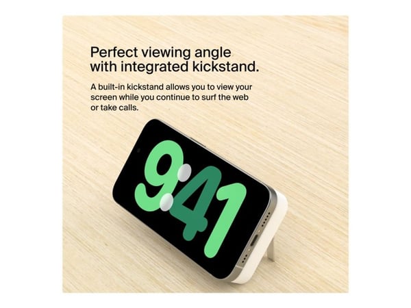 Belkin - Trådløs nødlader - magnetisk med Qi2 - 8000 mAh - 15 watt - Fast Charge (USB-C) - på kabel: USB-C - hvit