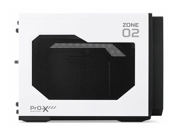 Acer Predator MI900 - Mini-ITX - sidepanel med vindu - ingen strømforsyning - hvit - USB/lyd