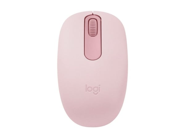 Logitech M196 - Mus - høyre- og venstrehåndet - optisk - 3 knapper - trådløs - Bluetooth - rosa