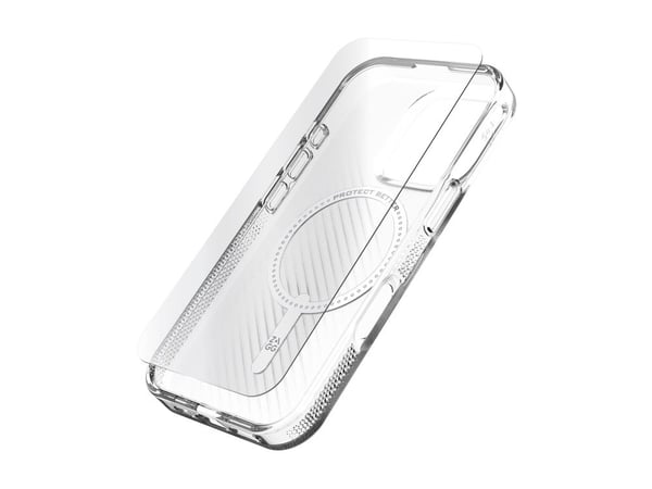 ZAGG 360 Protect-pakke, deksel, Apple, iPhone 16 Pro, 16 cm (6,3"), gjennomsiktig