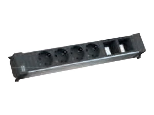 Bachmann 916.030, 4 AC stikkontakt(er), Alumiini, Lajittelu, 350 mm Bachmann 916.030, 4 AC stikkontakt(er), Alumiini, Lajittelu, 350 mm