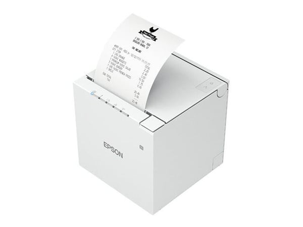 Epson TM m30III - Kvitteringsskriver - termolinje - Rull (7,95 cm) - 203 x 203 dpi - inntil 300 mm/sek - USB 2.0, LAN, USB 2.0 vert - kutter