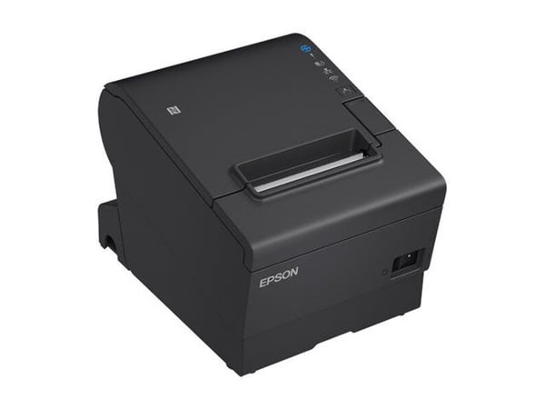 Epson TM-T88VII (132): USB, Eth, PowerUSB, Buzz, Black, Thermal, Maksupäätetulostin, 180 x 180 DPI, 500 mm/s, 1,41 x 3,39 mm, Teksti, Kuva, Viivako...