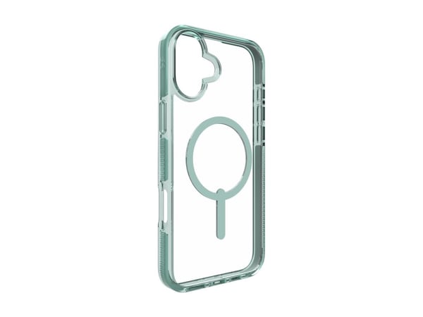 Zagg Santa Cruz Snap - Baksidedeksel for mobiltelefon - MagSafe-samsvar - grafen - svart, gjennomsiktig - for Apple iPhone 16 Plus
