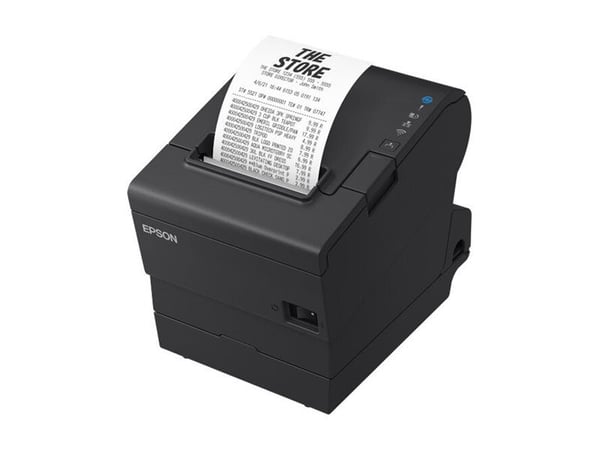 Epson TM T88VII (132) - Kvitteringsskriver - termolinje - Rull (7,95 cm) - 180 x 180 dpi - inntil 500 mm/sek - USB 2.0, USB 2.0 vert, LAN, PoweredU...