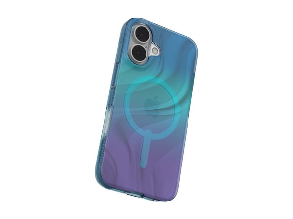 ZAGG Milan Snap - Baksidedeksel for mobiltelefon - MagSafe-samsvar - dyp aurora - for Apple iPhone 16