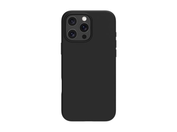 dbramante1928 Monaco - Baksidedeksel for mobiltelefon - MagSafe-samsvar - silikon, plastikk - nattsvart - for Apple iPhone 16 Pro Max